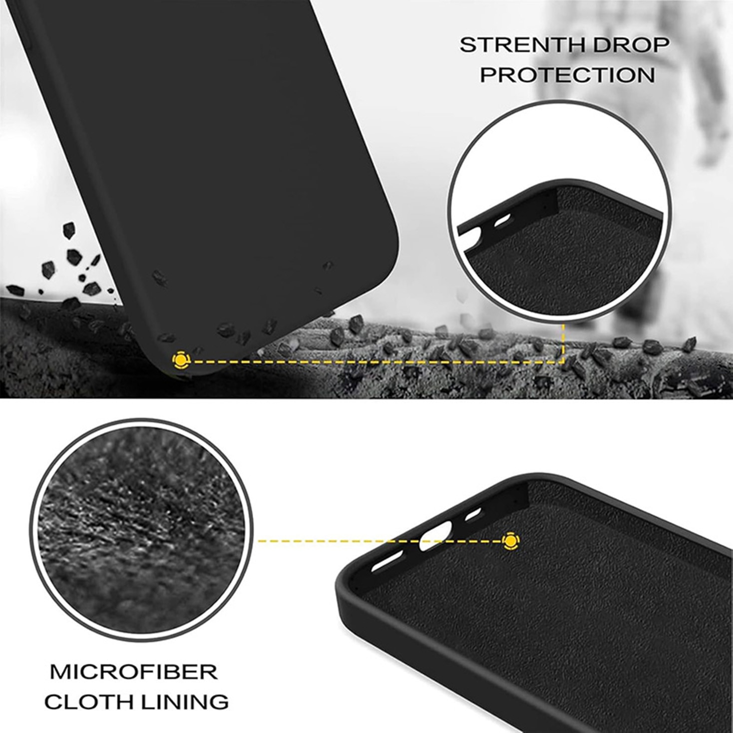 Carcasa pentru Google Pixel 9, Bumper din Cauciuc Lichid Siliconic, Cuseta, Ultra Subtire, Rezistenta la Socuri, Protectoare Antizgarieturi-negru