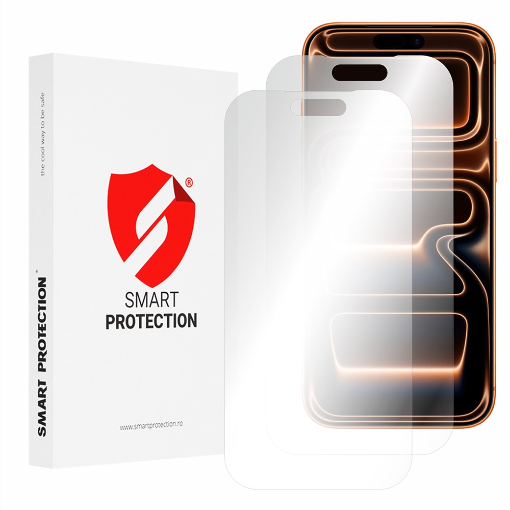 Folie Protectie Compatibila cu Premium Classic (2 pack), Smart, iPhone 17 Pro Max - Clear