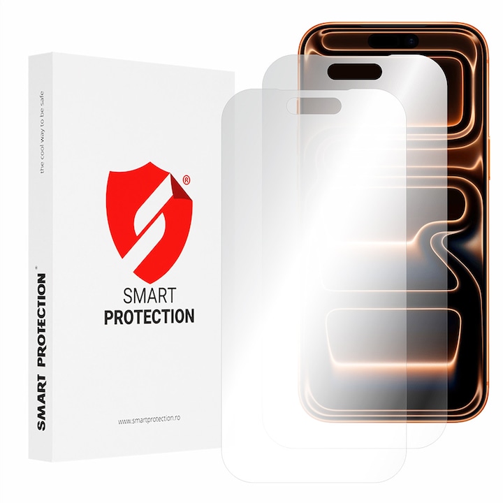 Folie Protectie Compatibila cu Premium Classic (2 pack), Smart, iPhone 17 Pro Max - Clear
