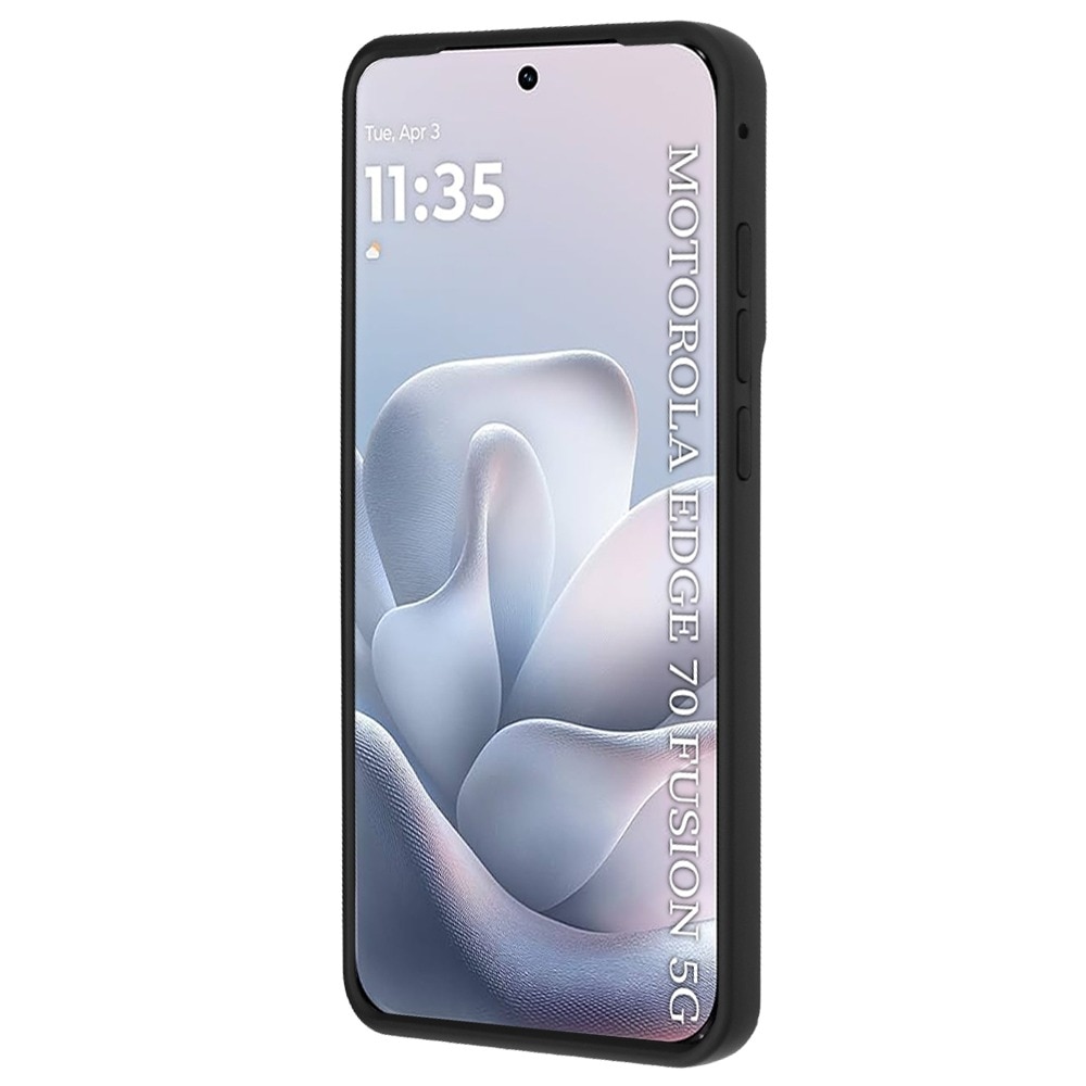 Husa pentru Motorola Edge 70 Fusion Daden® Glinth, Suport Inel, Antisoc, Calitate Premium, Fumuriu cu Margini Negre