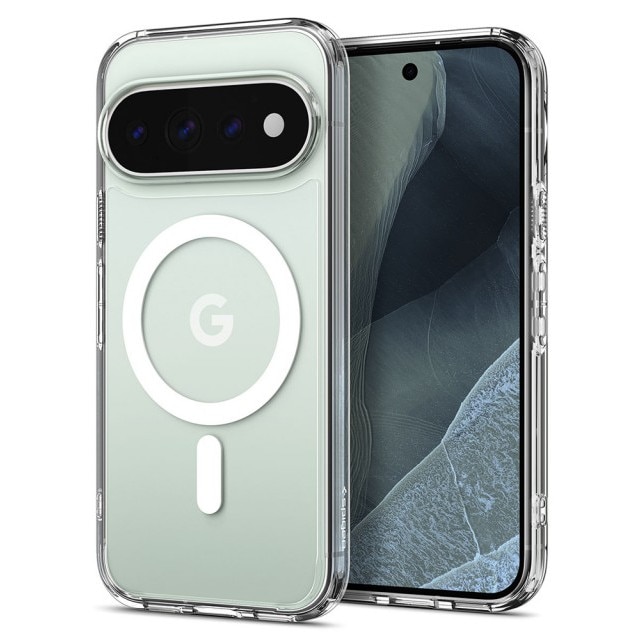 Husa Compatibila Cu Google Pixel 11 Pro, Spigen Ultra Hybrid Magsafe, Kit Curatare, Clear White