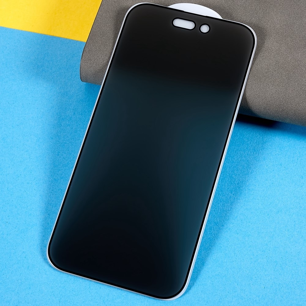 Folie protectie, Tech Armor, Sticla securizata, Privacy, Compatibila cu iPhone 14 Plus/14 Pro Max, Negru