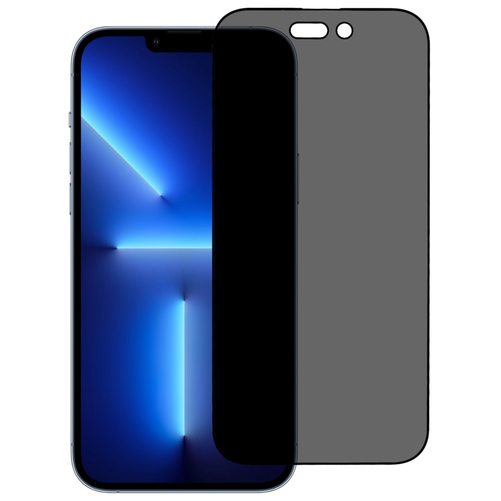 Folie protectie, Tech Armor, Sticla securizata, Privacy, Compatibila cu iPhone 14 Plus/14 Pro Max, Negru