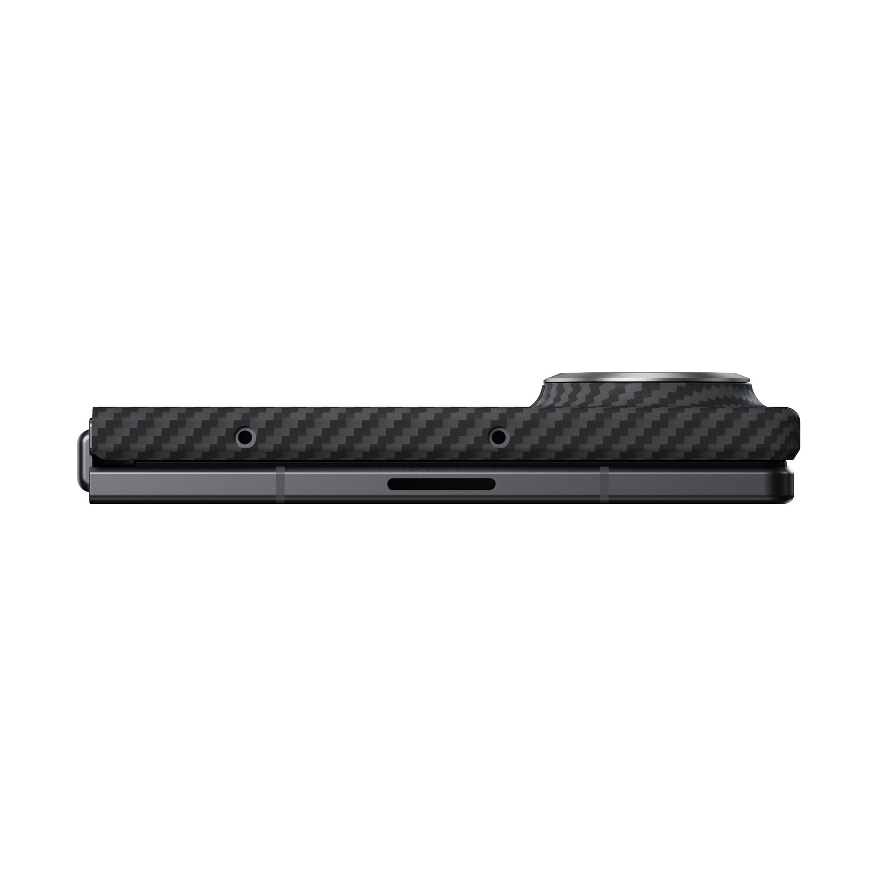 Husa Pitaka Edge Case cu MagSafe compatibila cu Samsung Galaxy Z Fold 8, Negru / Gri