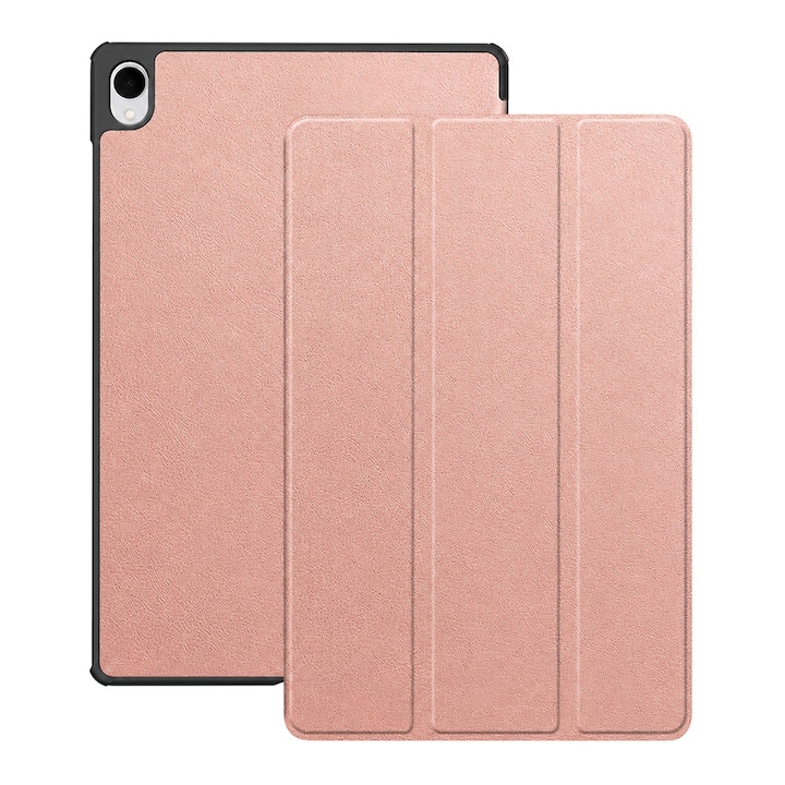 Husa pentru Samsung Galaxy Tab S12 Plus Lightweight Slim, tip stand, functie sleep/wake-up si inchidere magnetica, protectie 360 - roz