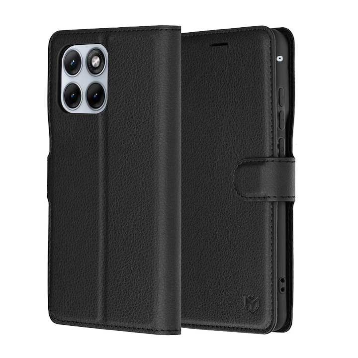 Husa pentru Motorola Edge 70 Fusion - Techsuit Leather Folio - Black