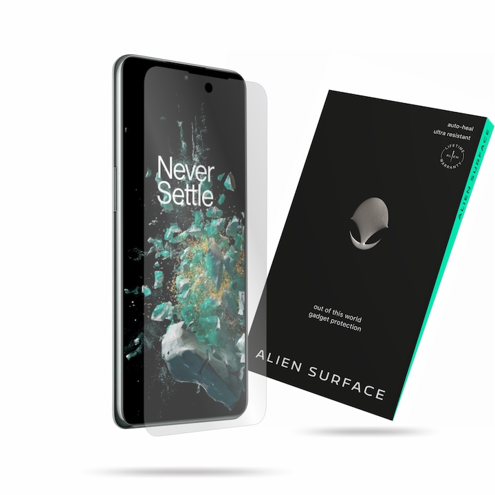 Folie protectie, compatibil cu OnePlus 10T 5G, ecran, case friendly, Alien Surface