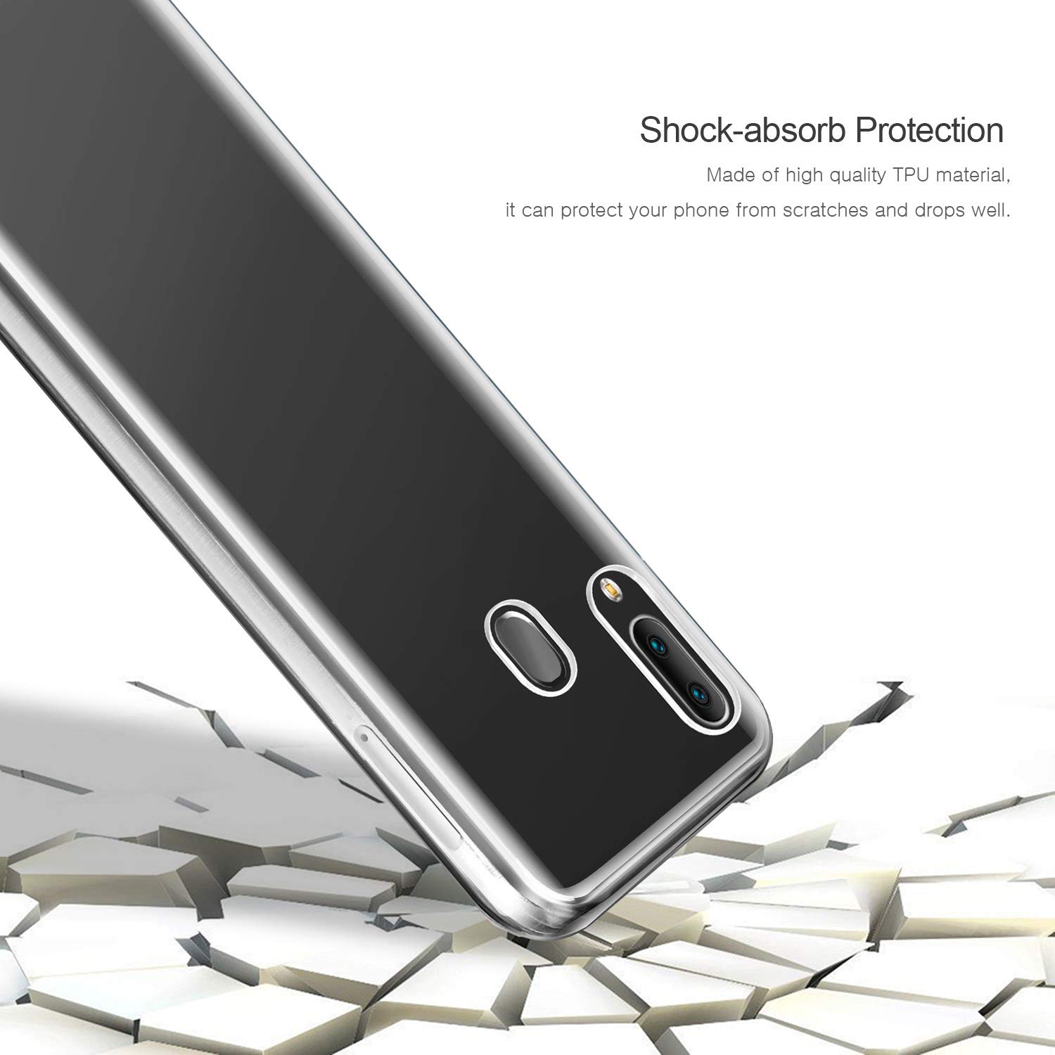 Husa Full TPU 360° fata + spate compatibila Huawei P30 LITE Transparent