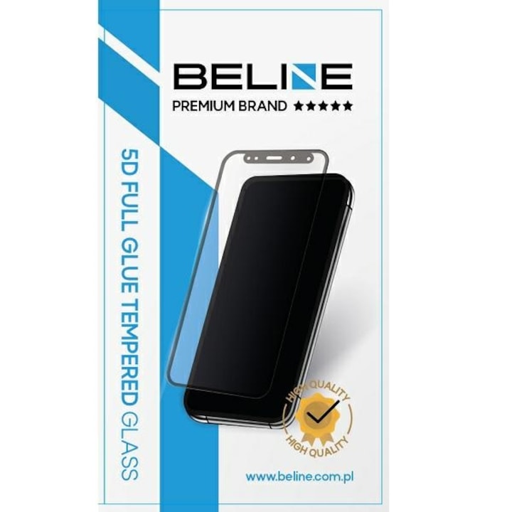 Folie protectie telefon Beline, sticla 5D, case-friendly, oleofoba, pentru Motorola Moto Edge 50 Pro