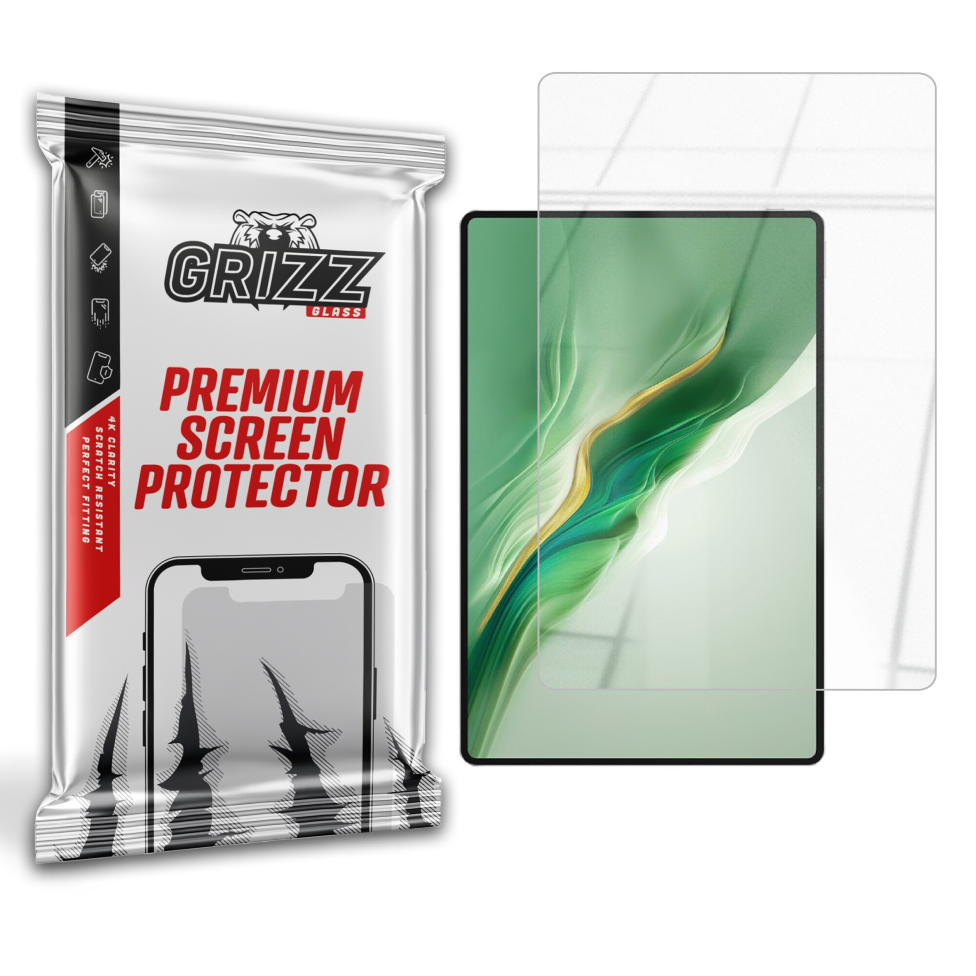 Sticla hibrid Grizz HybridGlass, transparenta, pentru Honor MagicPad 2 12.3