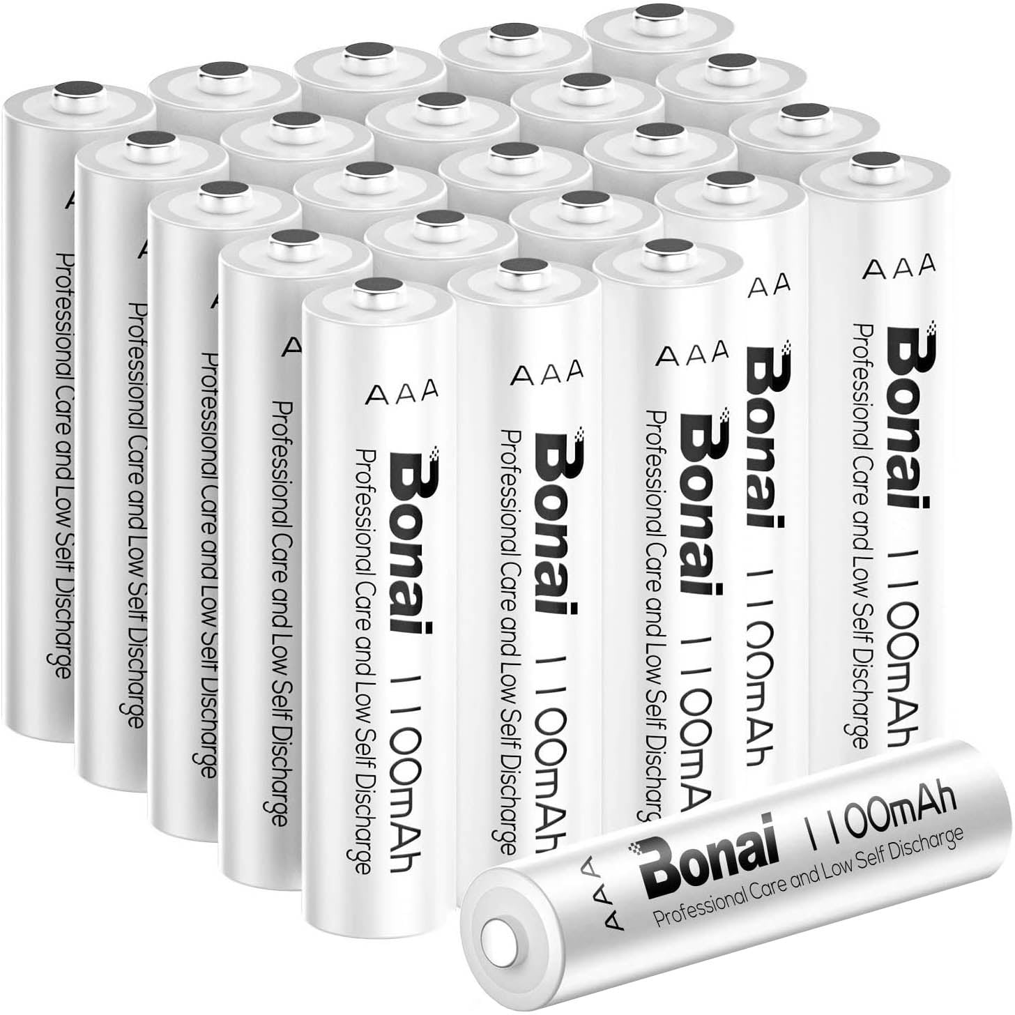 Acumulatori Bonai NiMH, LR3/ AAA, 1100mAh, 24 buc