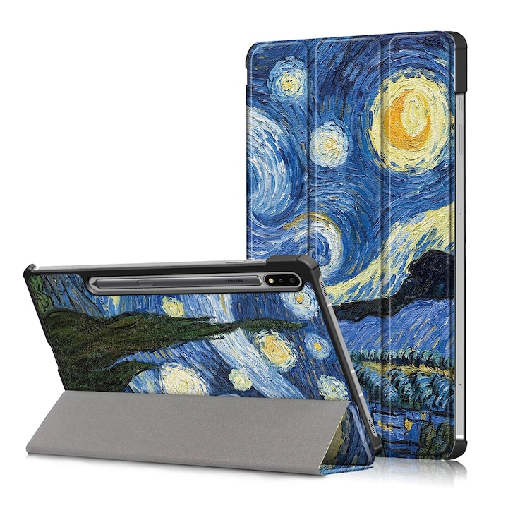 Husa pentru OnePlus Pad Go / Oppo Pad Air2 / Oppo Pad Neo - Techsuit FoldPro - Starry Night