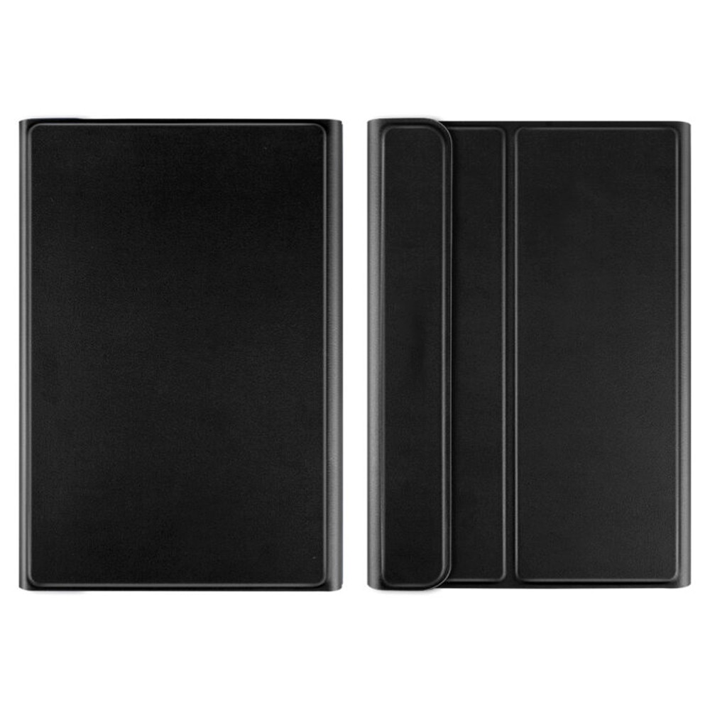 Husa NeatlyTab cu Tastatura Magnetica Wireless pentru Samsung Galaxy Tab A9, OPTIM SOLUTION, Protectie 360°, Iluminare RGB, Stand Ajustabil, Pencil Holder, Butoane Responsive si Silentioase, Piele Ecologica, Eleganta si Functionalitate, Negru