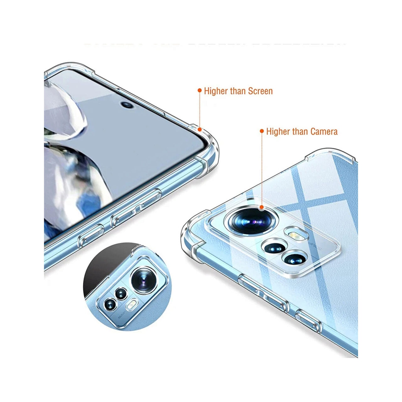 Husa pentru Xiaomi 12 / 12X - Techsuit Shockproof Clear Silicone - Clear