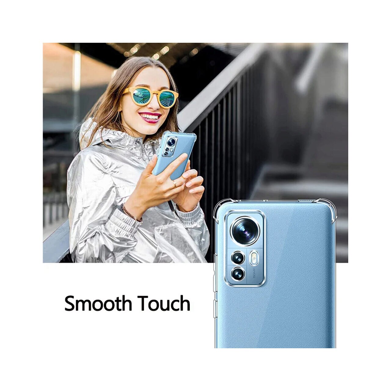 Husa pentru Xiaomi 12 / 12X - Techsuit Shockproof Clear Silicone - Clear