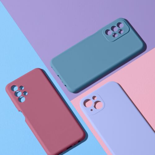 Husa kwmobile pentru Samsung Galaxy A14 5G, Silicon, Rosu, 60808.208