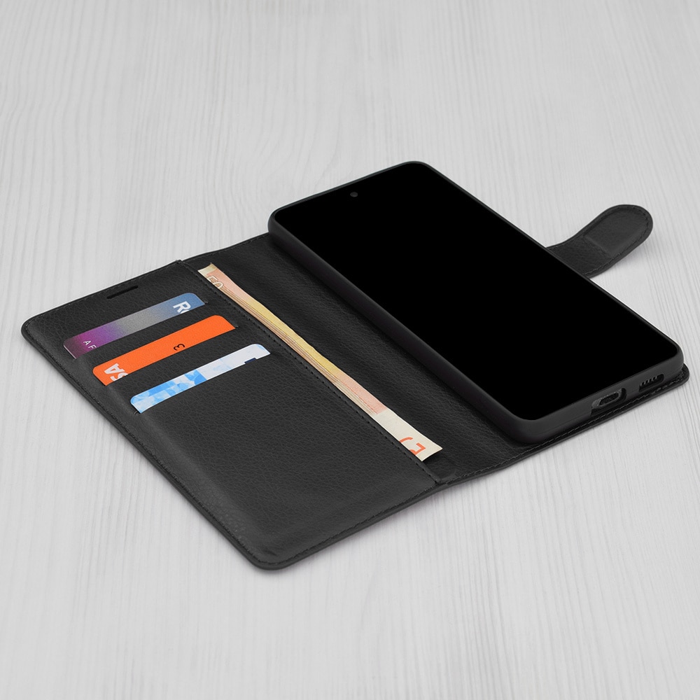 Husa pentru Oppo Reno5 Lite / Oppo A94 4G - Techsuit Leather Folio - Negru