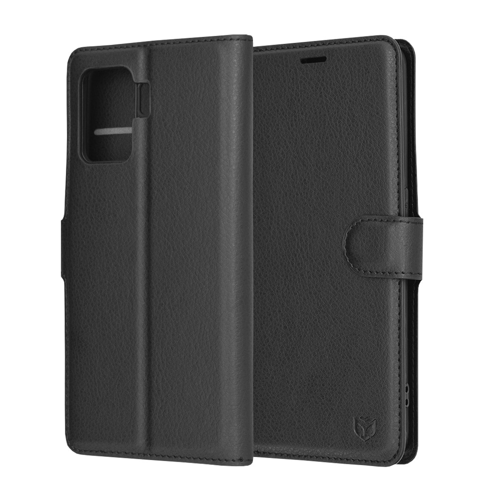 Husa pentru Oppo Reno5 Lite / Oppo A94 4G - Techsuit Leather Folio - Negru