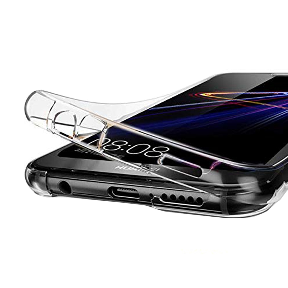 Husa de protectie 360° (fata si spate) ultra subtire Pentru Huawei P30 Lite, Din TPU, Transparent