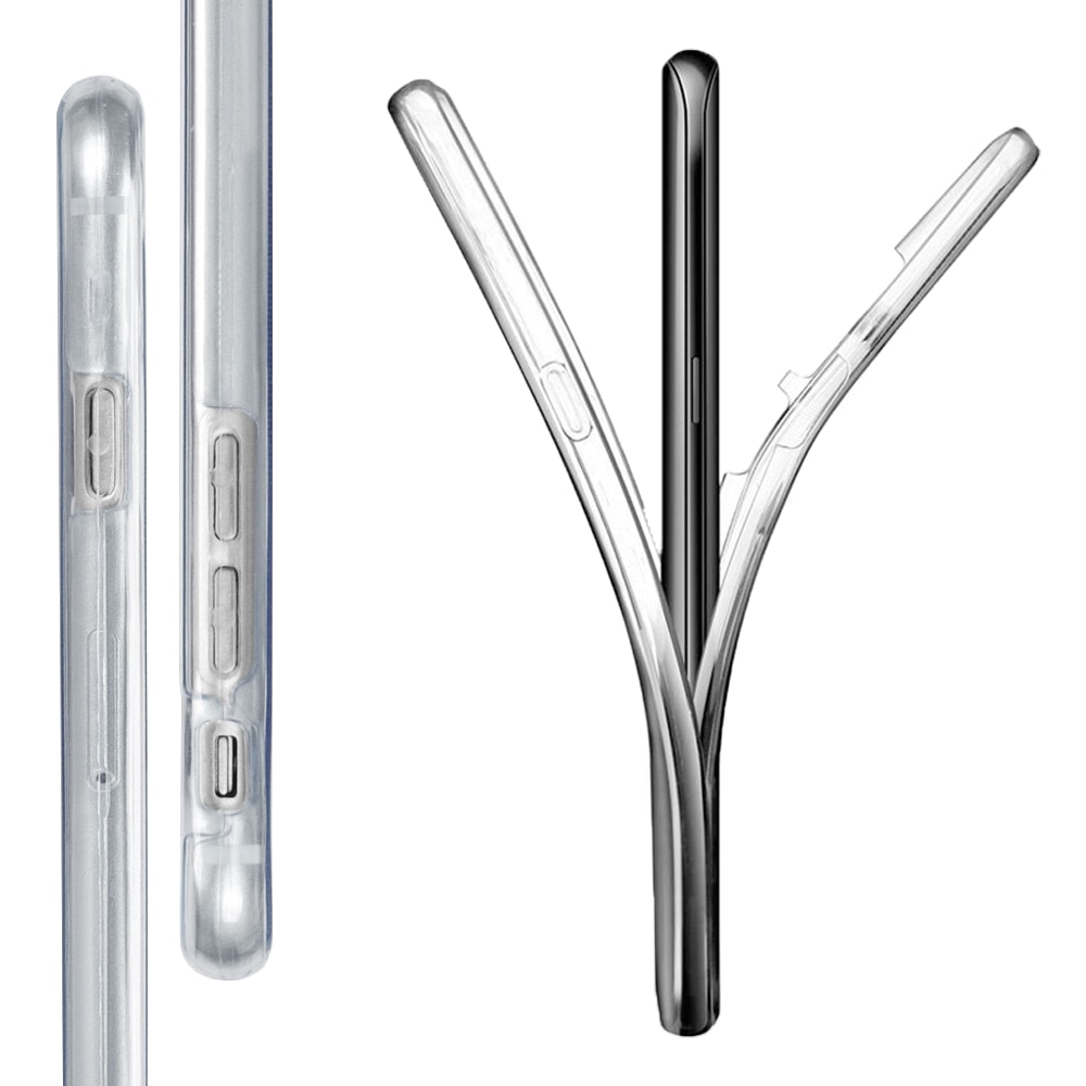 Husa de protectie 360° (fata si spate) ultra subtire Pentru Huawei P30 Lite, Din TPU, Transparent