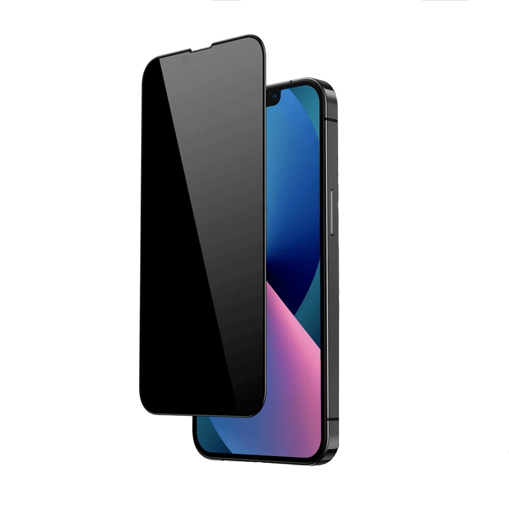 Folie protectie, Ta Tech Armor, Sticla securizata, Privacy, Compatibila cu Apple iPhone 13 Pro, Negru