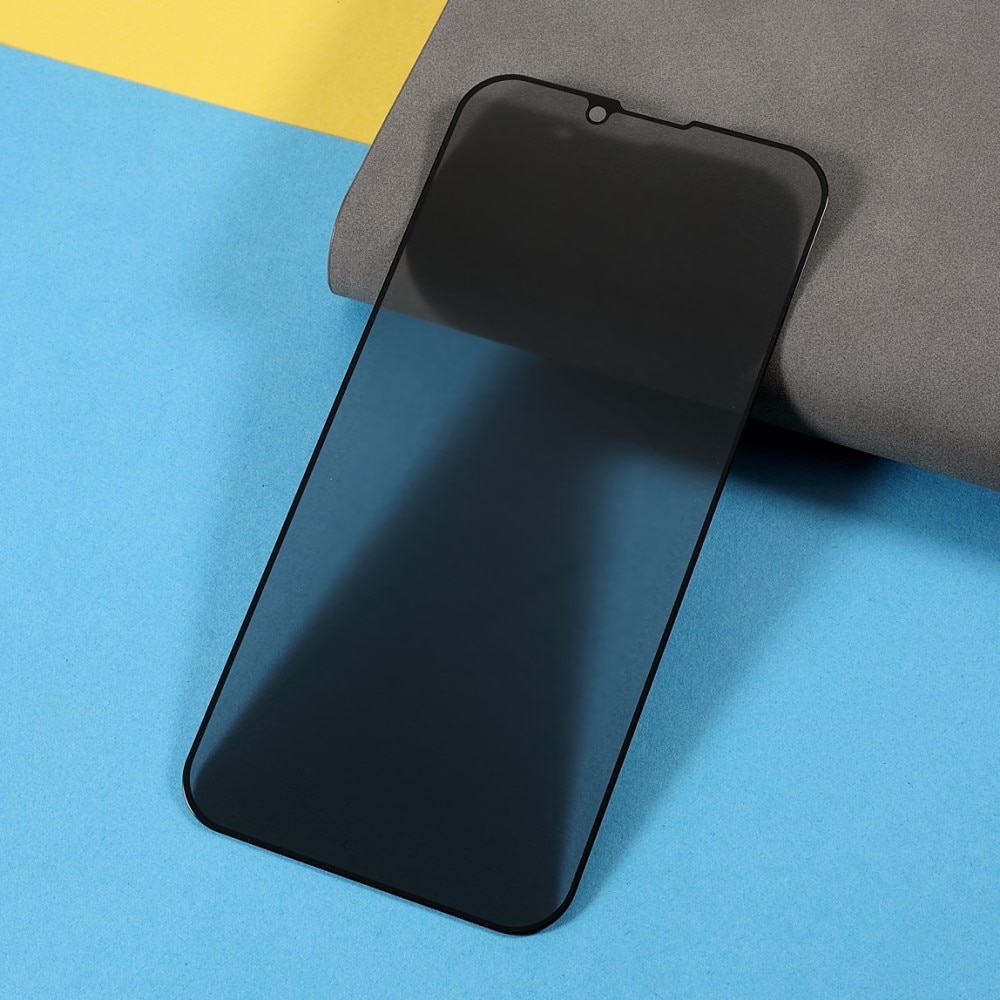 Folie protectie, Ta Tech Armor, Sticla securizata, Privacy, Compatibila cu Apple iPhone 13 Pro, Negru