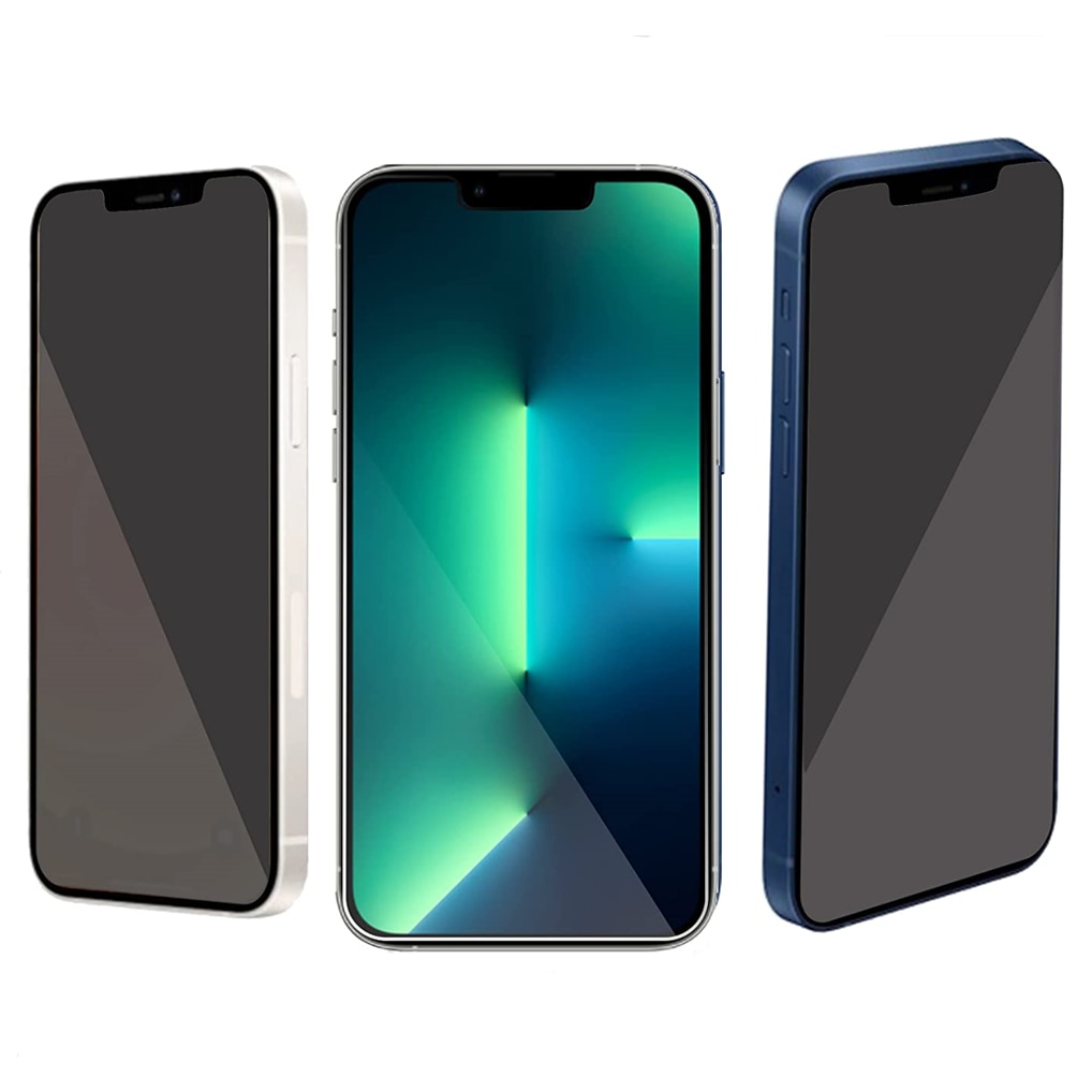 Folie protectie, Ta Tech Armor, Sticla securizata, Privacy, Compatibila cu Apple iPhone 13 Pro, Negru