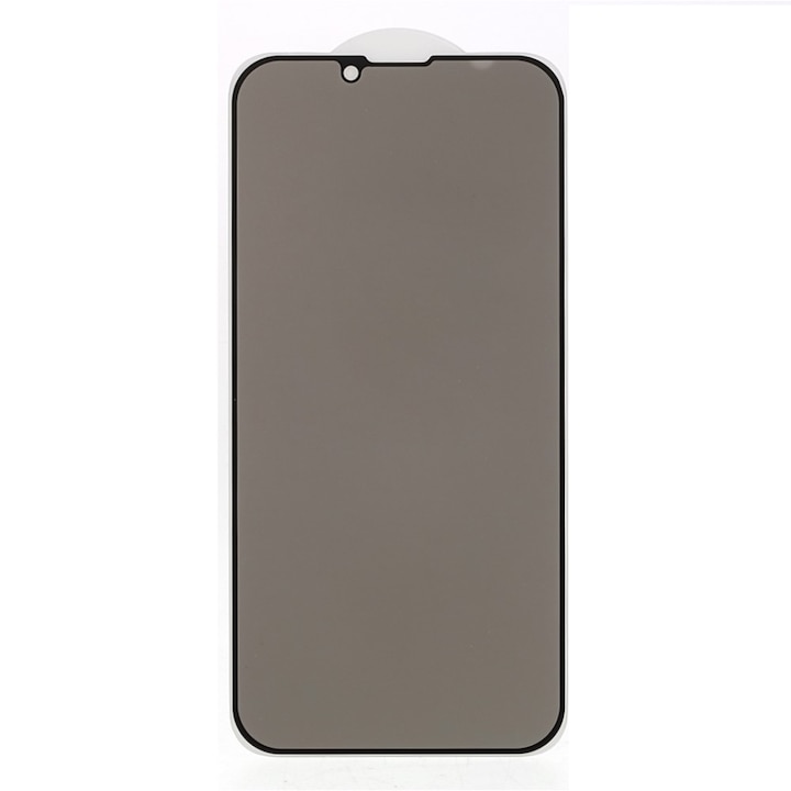Folie protectie, Ta Tech Armor, Sticla securizata, Privacy, Compatibila cu Apple iPhone 13 Pro, Negru