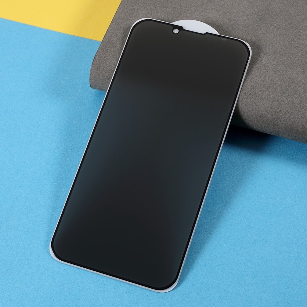 Folie protectie, Ta Tech Armor, Sticla securizata, Privacy, Compatibila cu Apple iPhone 13 Pro, Negru
