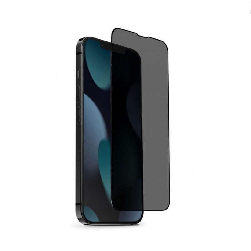 Folie protectie, Ta Tech Armor, Sticla securizata, Privacy, Compatibila cu Apple iPhone 13 Pro, Negru