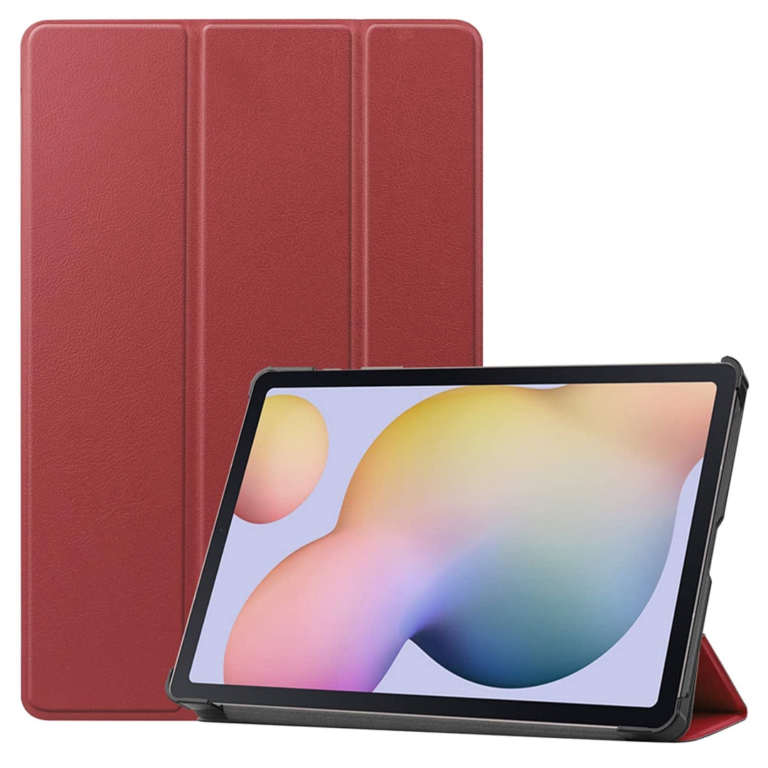 Husa tableta din piele pentru Samsung Galaxy Tab S8 Ultra 14.6 inch SM-X900 / SM-X906, Protectie Completa, Functie de Stand, Optim Solution, Rosu