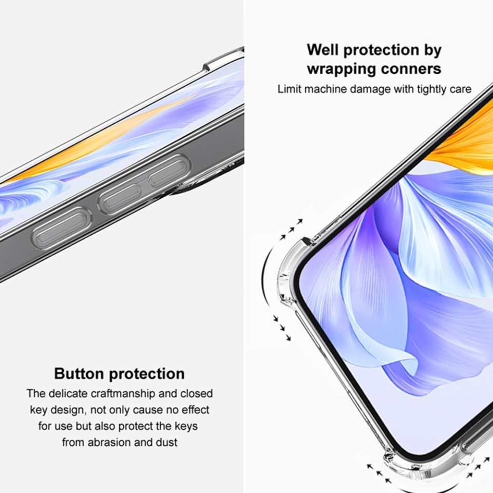 Husa pentru Samsung Galaxy A56 5G, SKYDDAR INNOVATION, Shockproof Clear din Silicon Slim, Transparenta, set cu sticker