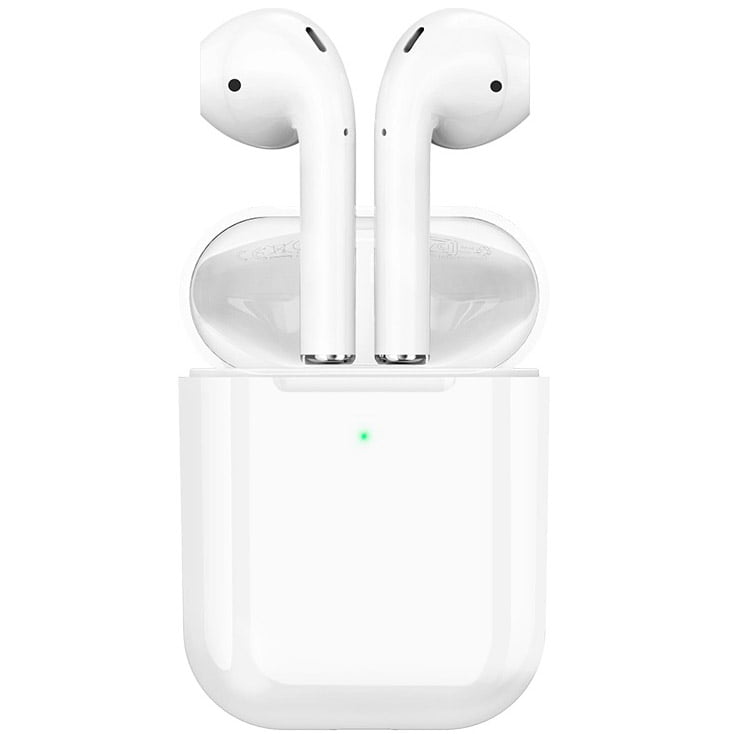 Casti In-Ear Borofone BE34 TWS, Bluetooth, Microfon, Carcasa incarcare, White