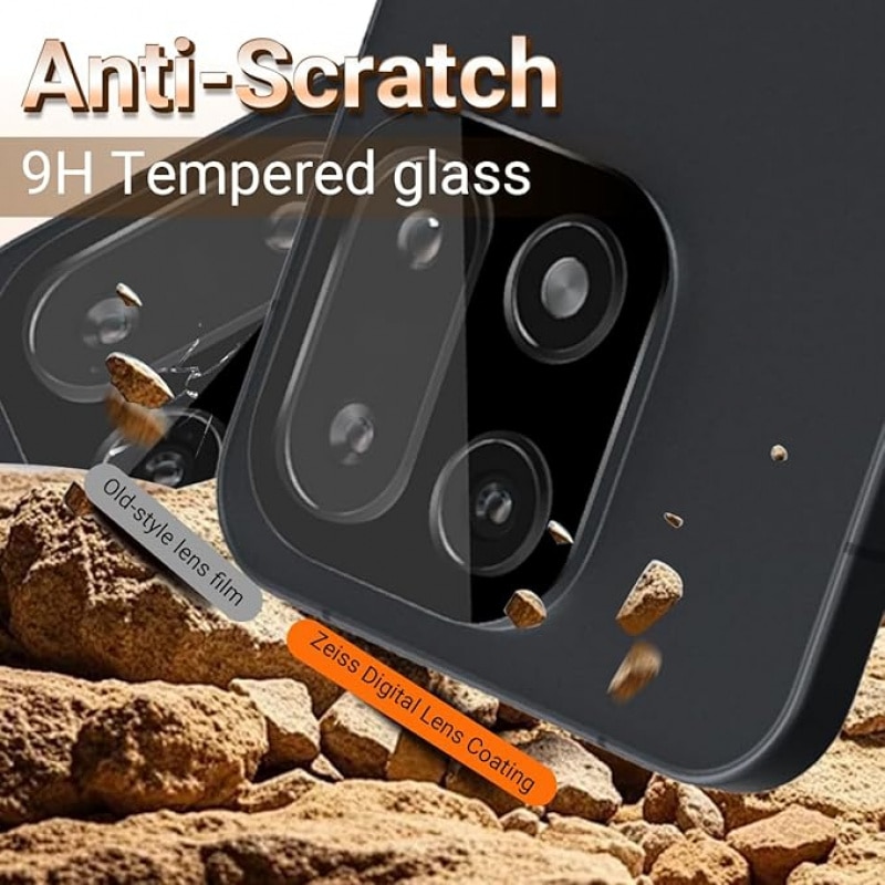 2 Pack Protectie Lentila Camera pentru OnePlus 15, Sticla Temperata 9H Ultra HD [Fara Impact asupra Fotografiilor Nocturne] Protectie Lentila, Anti-Risca Fara Bubele