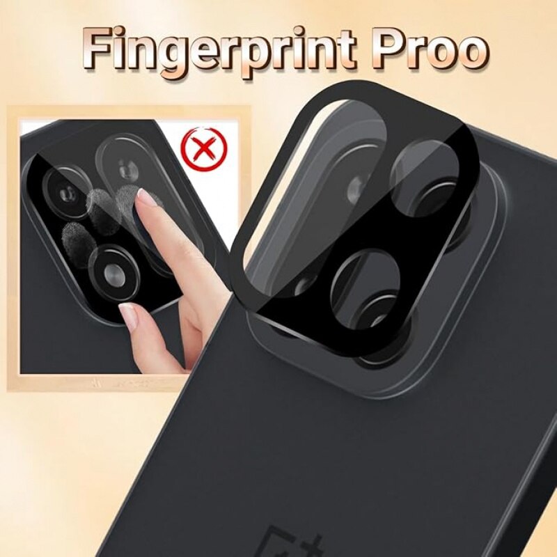 2 Pack Protectie Lentila Camera pentru OnePlus 15, Sticla Temperata 9H Ultra HD [Fara Impact asupra Fotografiilor Nocturne] Protectie Lentila, Anti-Risca Fara Bubele