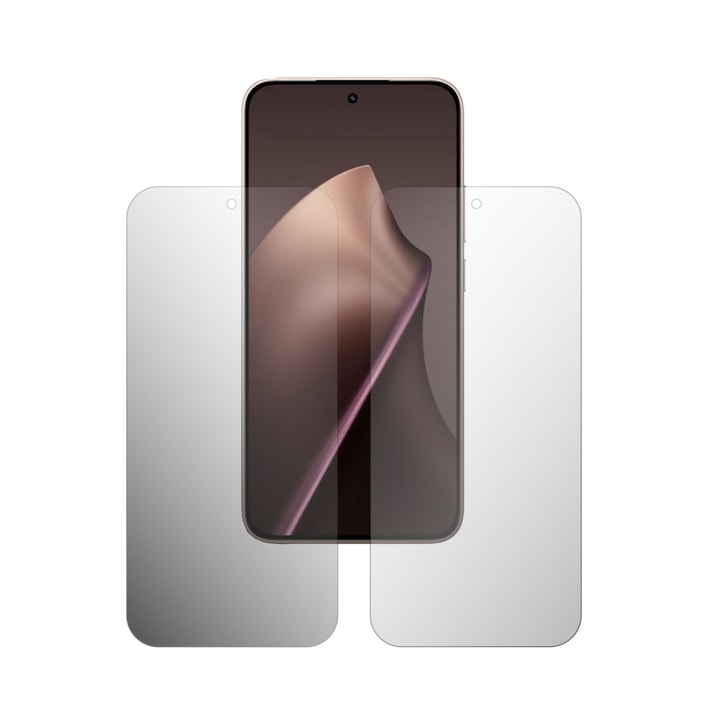 Set 2X Folie Protectie Ecran Folie24, pentru Xiaomi 15T Pro, 1X Ultra-Clear + 1X Mata, Acoperire Case-Friendly ( Compatibile cu Carcasa ), Adezive, Flexibile cu Auto Regenerare