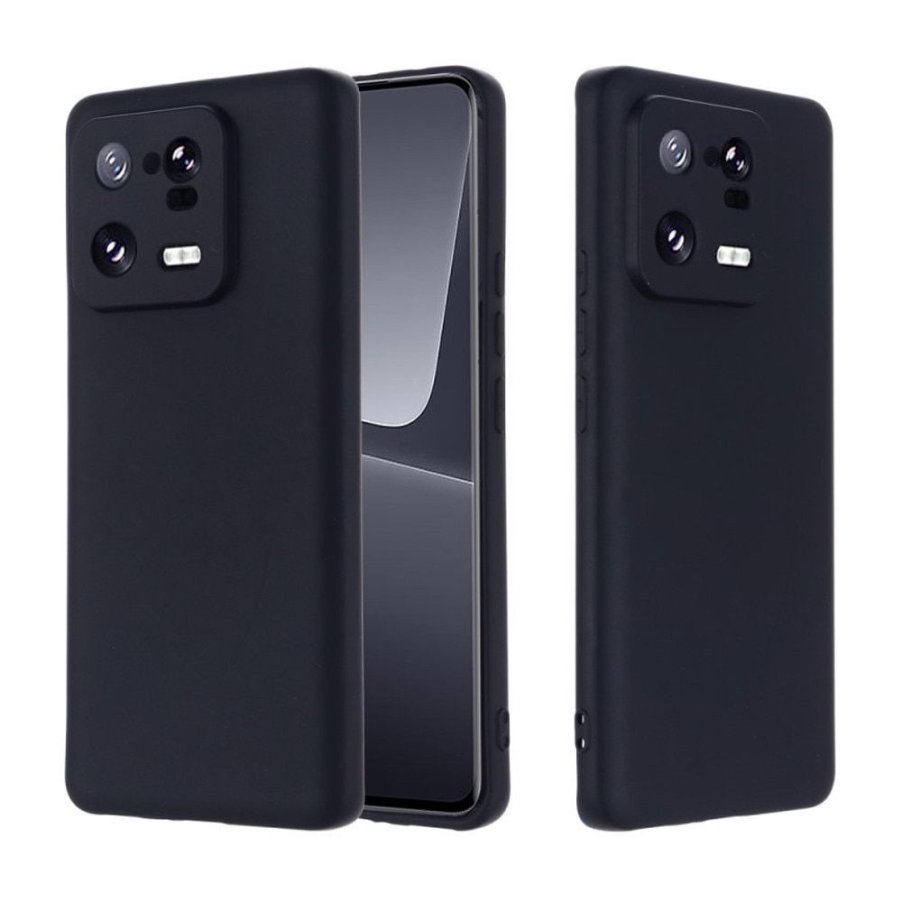 Husa Protectie din Silicon pentru Xiaomi 13 Pro, Decupaje Precise, Stylish Anti-Slip Design, Materiale de Calitate Superioara, Negru