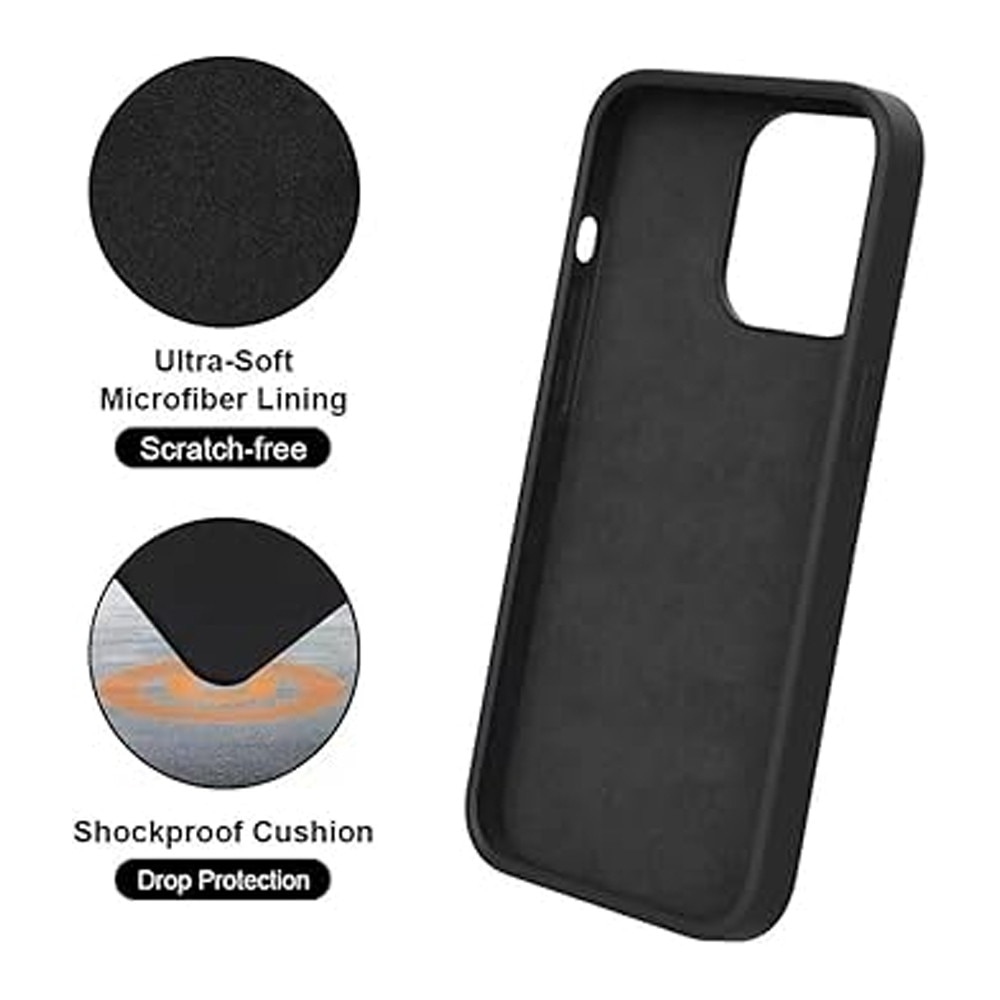 Husa interior Microfibra pentru Oppo Find X9, Liquid Silicone, Strat Catifea Anti-Zgarieturi, Protectie Completa, Camere Protejate, DAMUR, Negru
