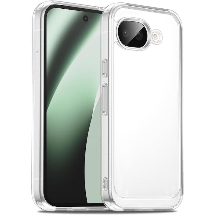 Intelli® Husa de Protectie Ultra Clear + Folie de Sticla Compatibila cu Google Pixel 10a, Transparenta