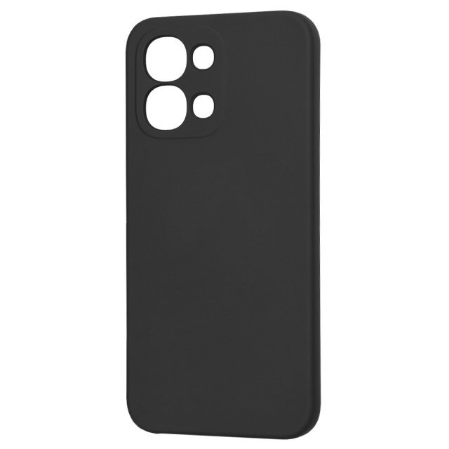 Husa Upzz® SoftFlex Pentru Oppo A6 Pro 4G / A6 Pro 5G, Silicon Soft, Protectie La Camera, Alcantara La Interior, Negru