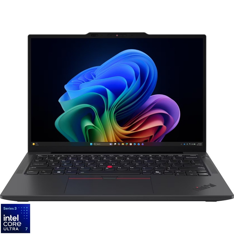 Laptop Lenovo 13.3'' ThinkPad X13 Gen 7, WUXGA IPS, Procesor Intel® Core™ Ultra 7 355 (12M Cache, up to 4.70 GHz), 32GB LPDDR5X, 1TB SSD, Intel Graphics, Win 11 Pro, Black