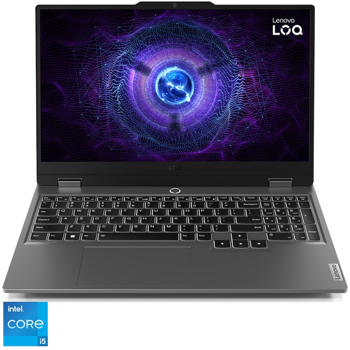 Laptop Lenovo Gaming 15.6'' LOQ 15IRX9 FHD IPS 144Hz Procesor Intel Core i5-13450HX (20M Cache up to 4.60 GHz) 16GB DDR5 512GB SSD