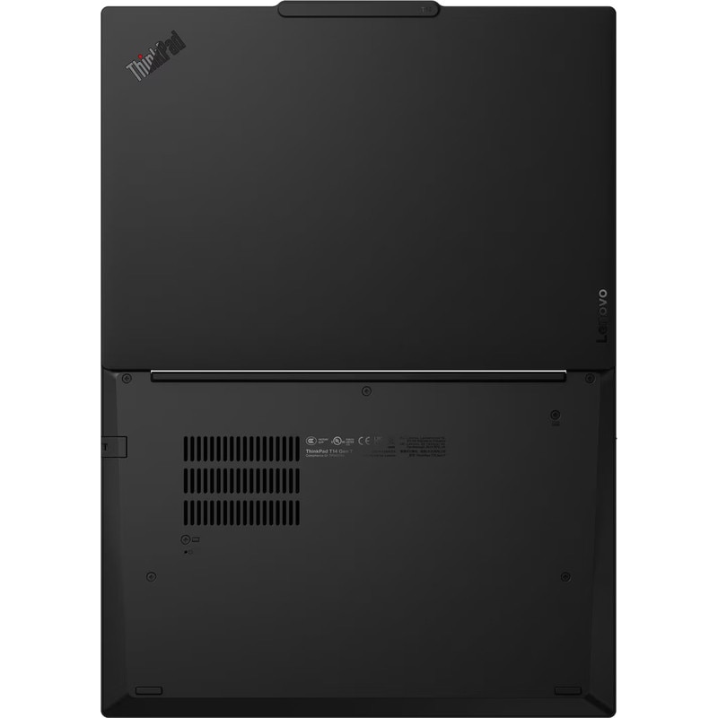 Laptop Lenovo 14'' ThinkPad T14 Gen 7, WUXGA IPS, Procesor Intel® Core™ Ultra 7 365 (12M Cache, up to 4.80 GHz), 32GB LPCAMM2 LPDDR5X, 1TB SSD, Intel Graphics, No OS, Black