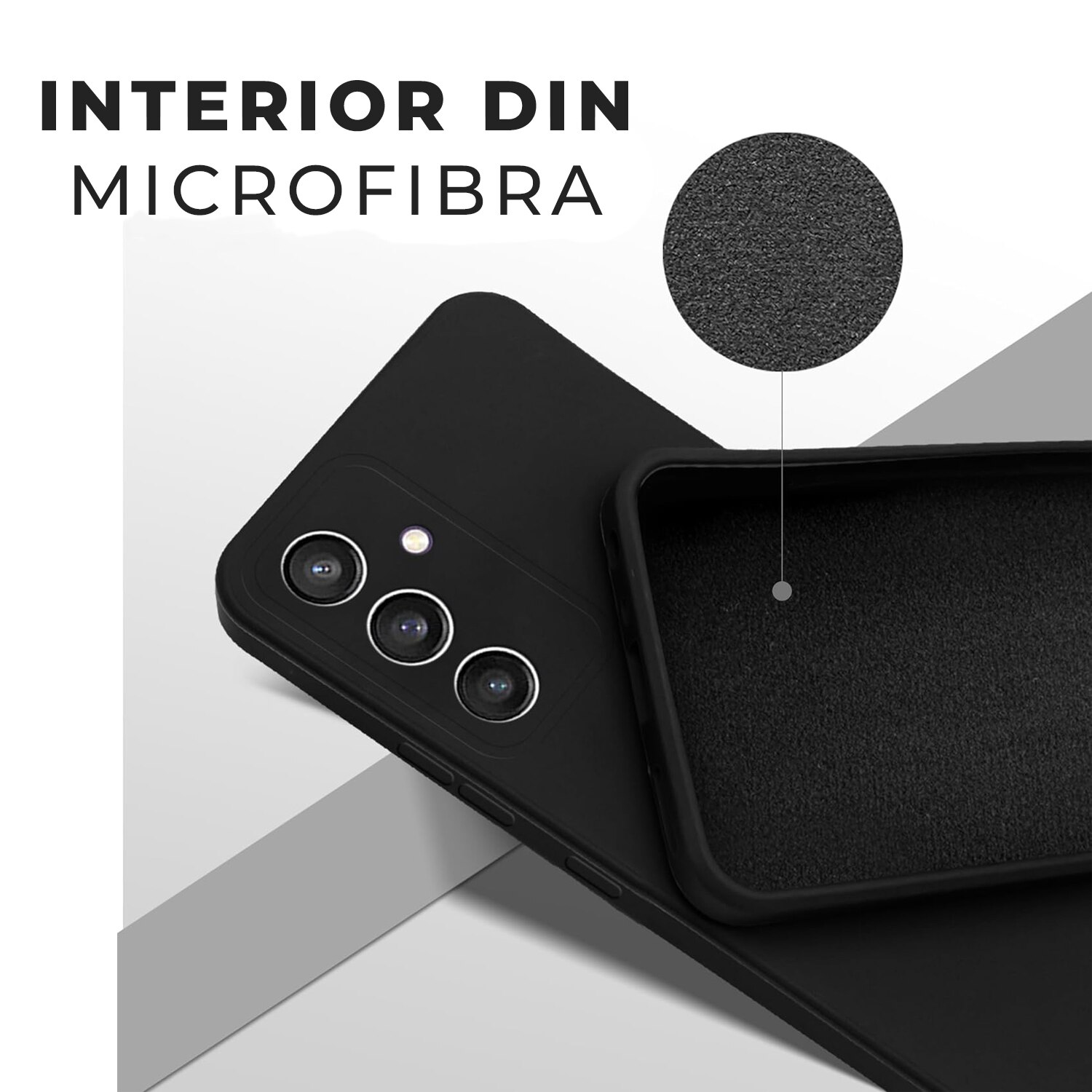 Husa pentru Samsung S23 FE Premium Silicon Daden®, Protectie Camera, Antisoc, Calitate Premium, Negru
