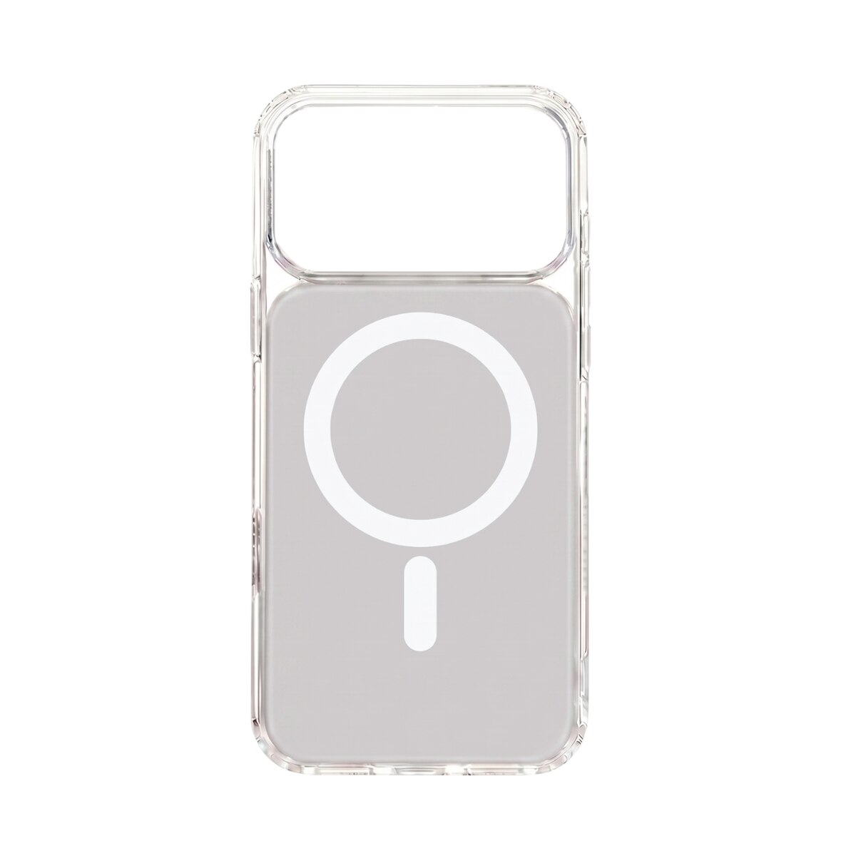 Husa pentru iPhone 17 PRO MAX Alb, HEYBINGO®, design slim, MagSafe, Anti-Soc, Anti Zgarieturi, Clear Fusion Mag Cover