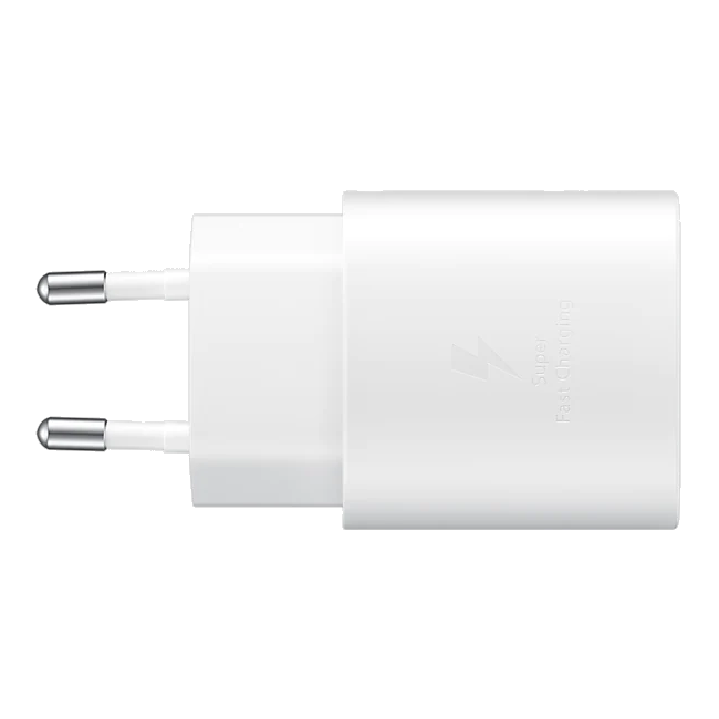Incarcator retea original Samsung, EP-TA800, Retail Box, Super Fast Charging, 25W, USB-C, White