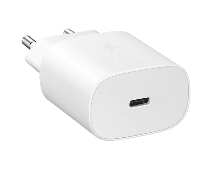 Incarcator retea original Samsung, EP-TA800, Retail Box, Super Fast Charging, 25W, USB-C, White