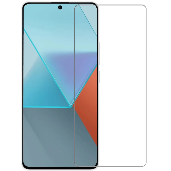 Folie protectie pentru Xiaomi Redmi Note 13R Pro, claritate cristalina, decupaje precise, aplicare usoara