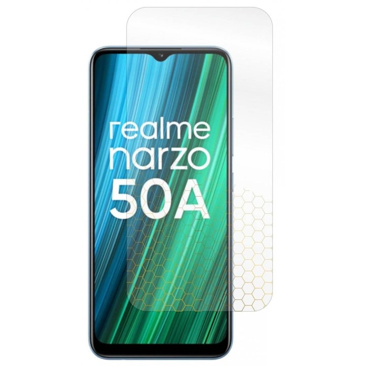 Folie pentru Realme Narzo 50A, Ultra-Rezistenta, Claritate Cristalina, Aplicare Usoara