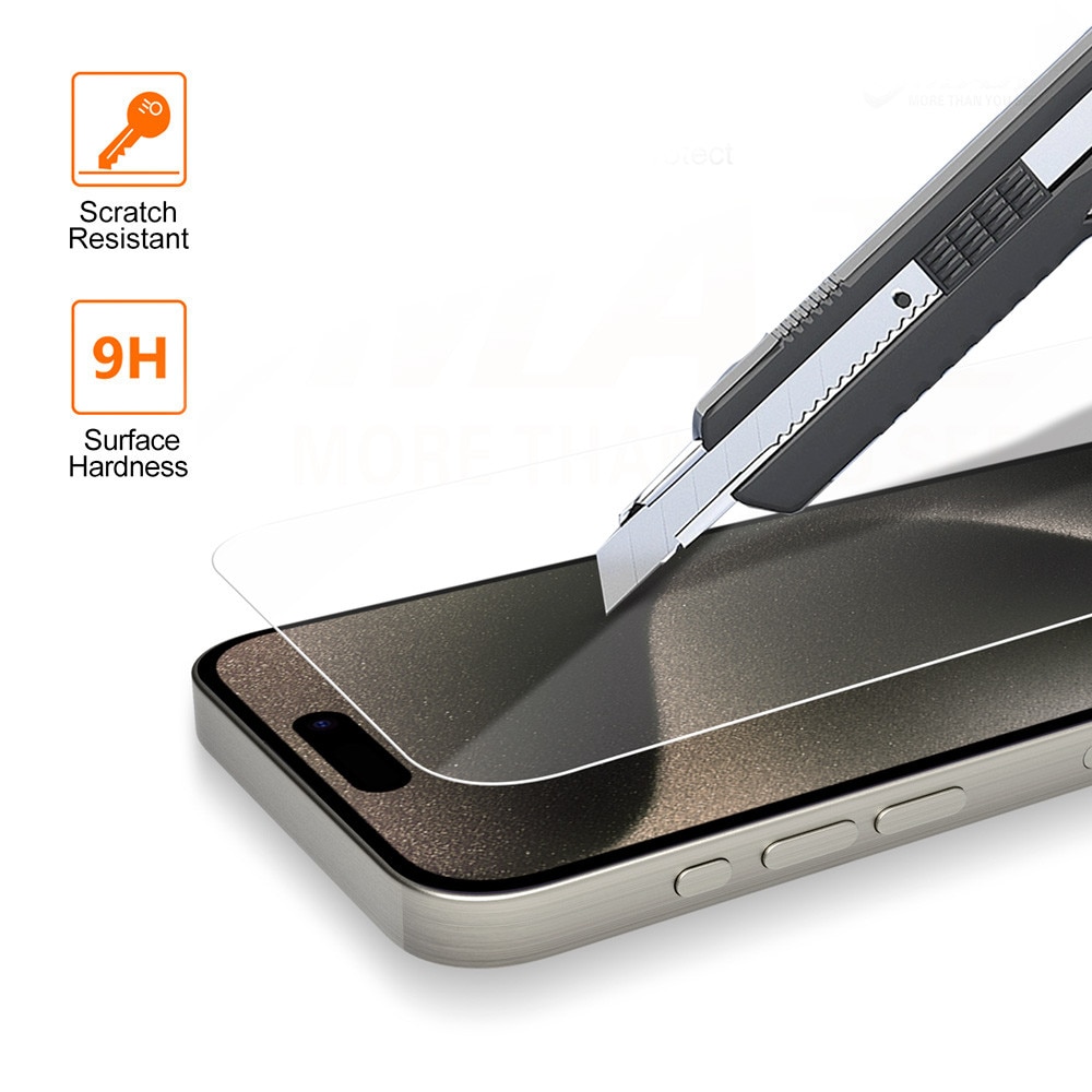 Protector de sticlă Planet Tech pentru iPhone 14 Pro, Sticlă securizată 2, 5D, Full Glue